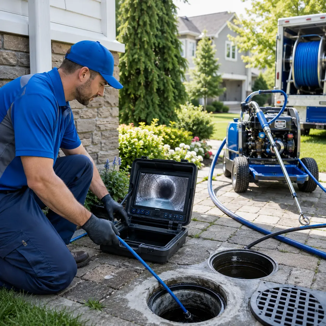 Outdoor drain cleaning professionals serving Loranger, LA